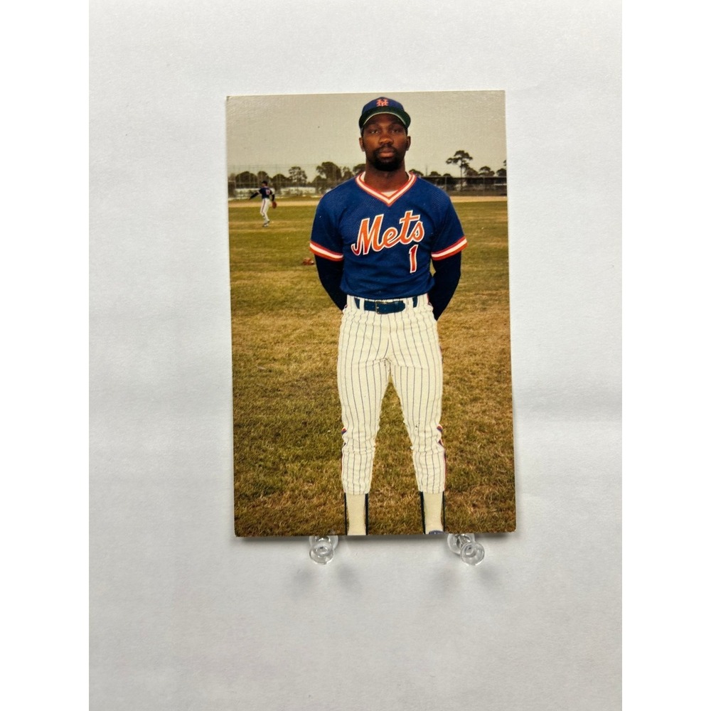 TCMA Mookie Wilson Postcard New York Mets 1986 25th Anniversary MLB Vintage 80s
